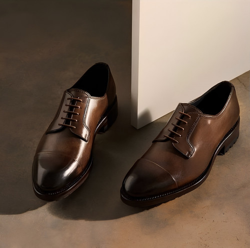 Men handmade brown patina - brown,