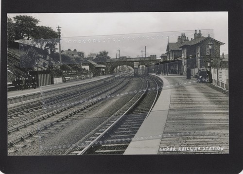 Cupar railway station - railway, station,