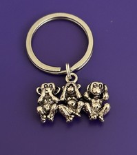 Three Wise Monkey Silver