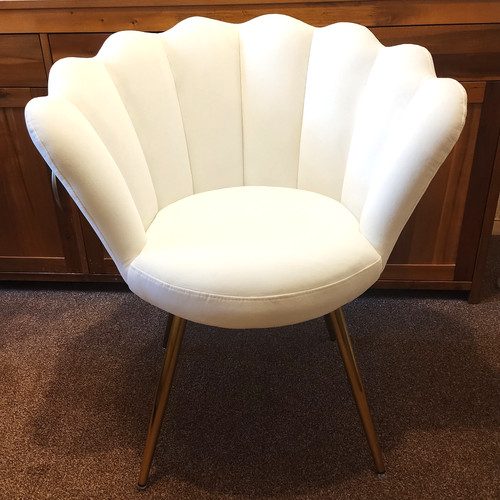 Dunelm shell chair white - dunelm,