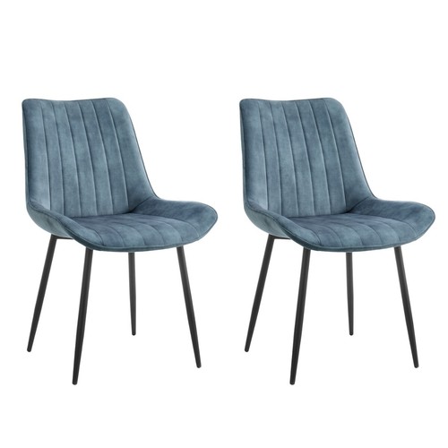 Dining chairs set velvet - dining,