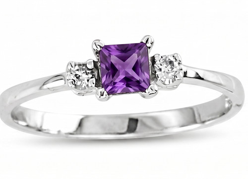 Natural amethyst gemstone 50 - gemstone, 2.50