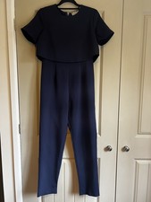 Free Postage until 15.12.25 Lavish Alice Size 10 Smart and Stylish Navy Jumpsuit