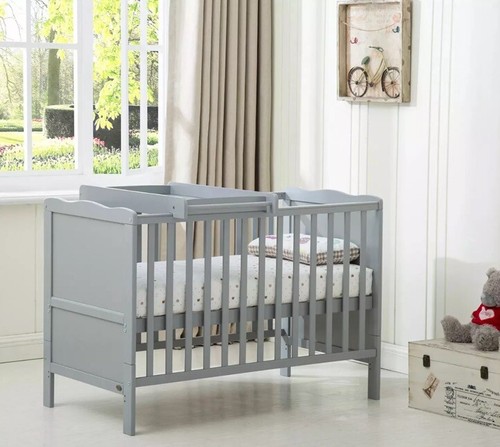 Wooden baby cot bed - wooden,