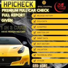 VEHICLE CAR CHECK VIN FULL HPI