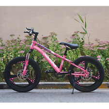20 inch Bike Pink Bicycle Front Suspension Cycling Disc Brake Kids Bike Girls