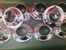 Wardrobe Rail Pole Socket End Support Bracket Die Cast Chrome Plated 25mm QTY 10