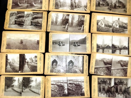 Vintage stereograph - vintage,