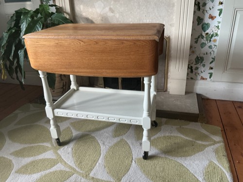 Vintage priory oak - oak, trolley