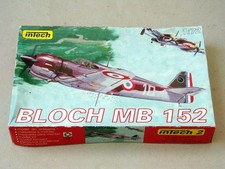 Intech 1:72 model aircraft kit T-18: Bloch MB 152 C1 (started)