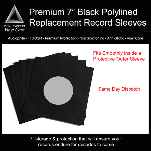 Inch black paper - 7",