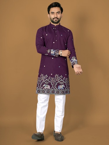 Wedding party wear - cotton, with