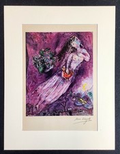 78 Year old, Marc Chagall Lithograph, Authentic,  Hand Signed , w/Certificates