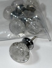 Set of 6 Clear Glass Bubble