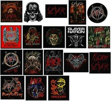 official SLAYER SEW ON PATCH logo SEASON repentless REIGN BLOOD hell awaits +NEW