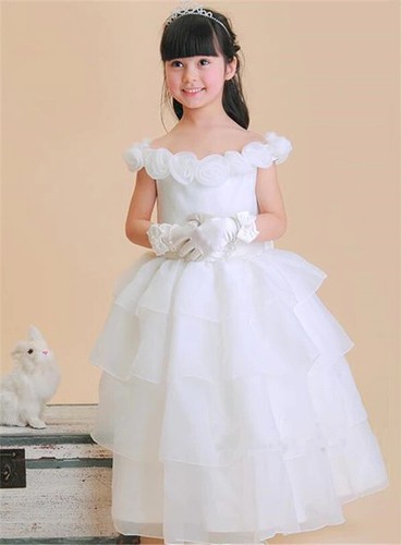 Flower girl dress ivory - flower,
