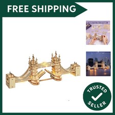3D Wooden Puzzles Tower Bridge