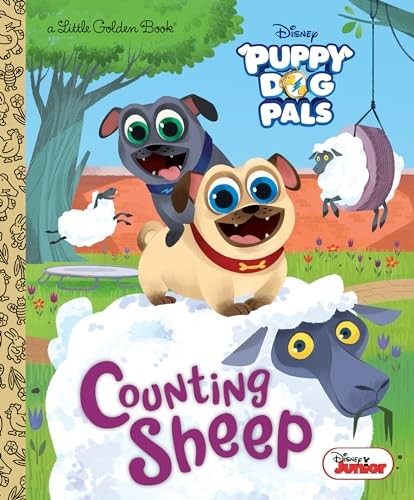 Counting sheep puppy - counting, (puppy