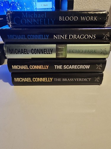 Michael connelly hardback - 5x,