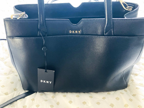 Dkny women black leather - women's,