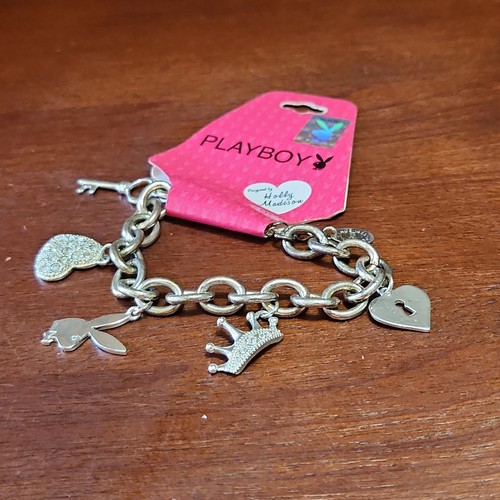 Vintage playboy charm bracelet - vintage,