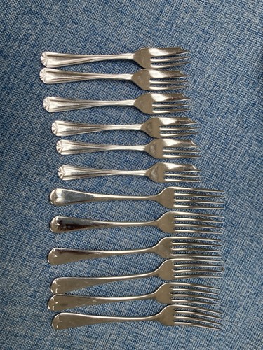 Vintage chrome plated forks - forks, x