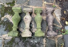 Vintage Reclaimed 1960s/70s Concrete Balustrades And Plinths