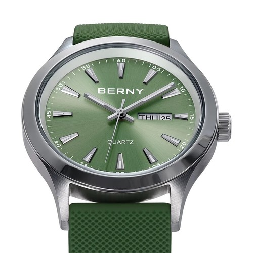 44mm berny quartz men luxury - berny, men's
