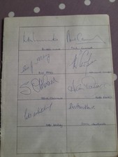 Yorkshire Cricket Autographs