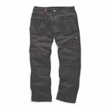 Scruffs Worker Plus Trousers | Trade Hard Wearing Work Trousers |Black