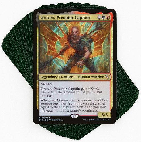Custom commander deck - commander, deck***