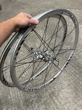 Rare Shimano track single speed  clincher wheelset 700c with dent