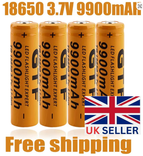 2pcs 18650 rechargeable - 2pcs,