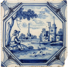 Antique Dutch Delft Blue &