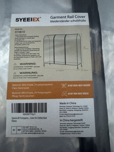 6ft syeeiex transparent - syeeiex,