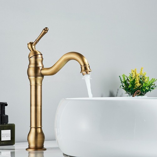 Antique brass bathroom - bathroom, sink