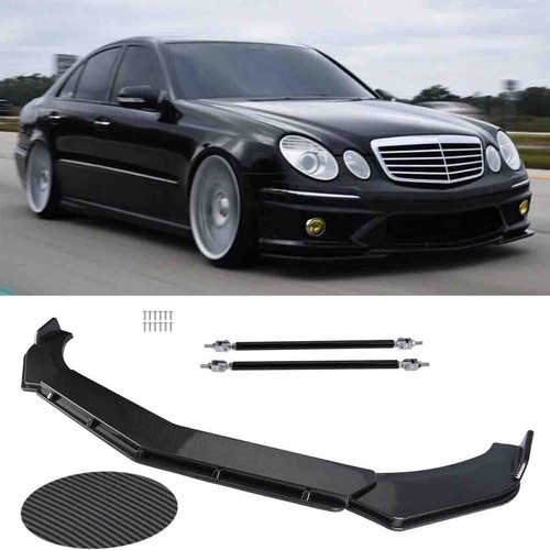 Carbon fiber front bumper lip - fiber,