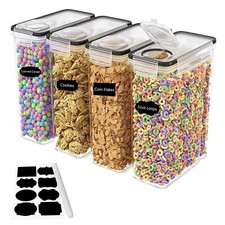 Set of 4 L Airtight Storage