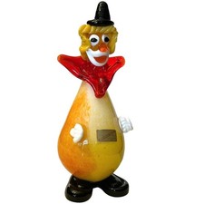 Murano Glass Clown Figurine