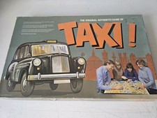 Vintage Taxi Board Game  - Gibsons Games - Fully Complete With Instructions
