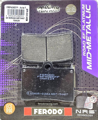 Front brake pads ferodo - front,