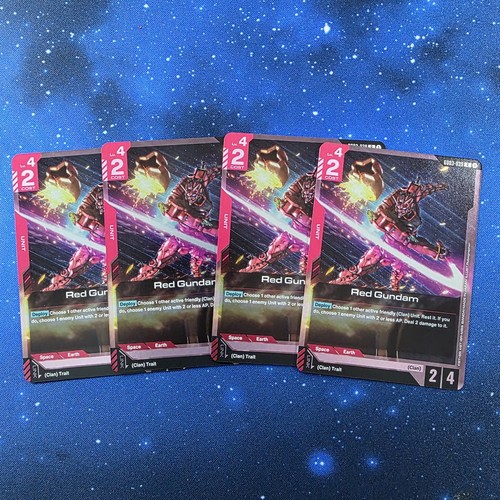 Gundam tcg red - gundam,
