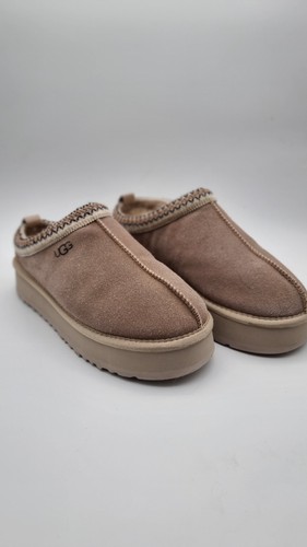 Ugg beige suede platform - beige, mules