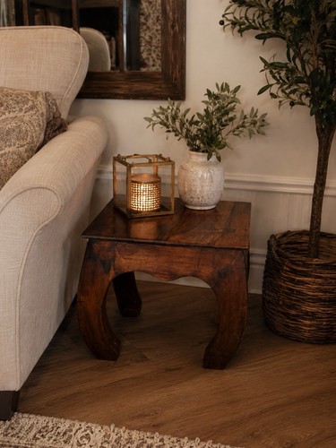 Solid wooden handcrafted side - solid,