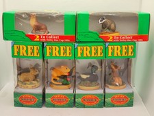 6x Tetley WildLife Animal Figures Collection in Box - Vintage 1997