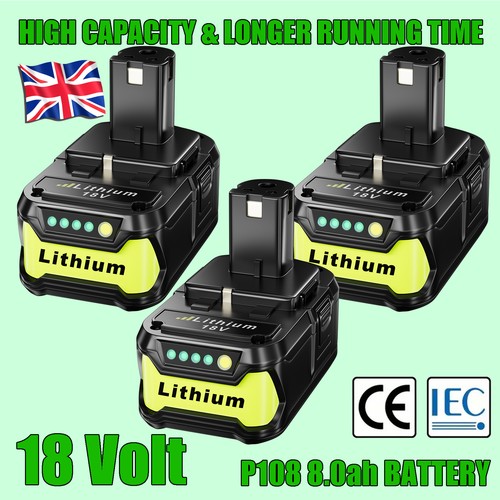 P108 18v 0ah - 8.0ah, high