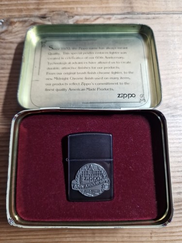 Zippo 60th anniversary vintage - zippo,