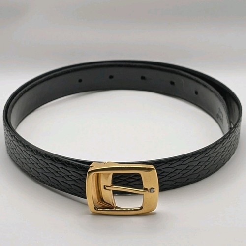 Montblanc leather woven black - leather,