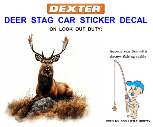 Deer stag sticker car - deer,