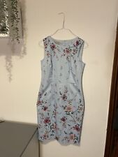 HobbsMoira Floral Midi Dress, Blue